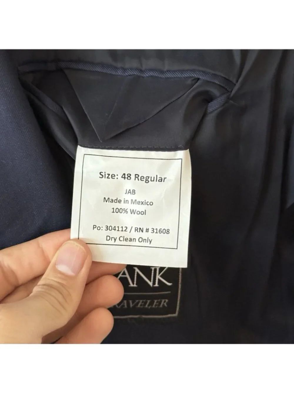 Jos A Bank Chelsea Traveler Blazer Men’s Sz‎ 48R Classic Quiet Luxury Event